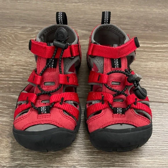 Boy’s Keen Washable Sandals, Red, Size 10K - Picture 6 of 6